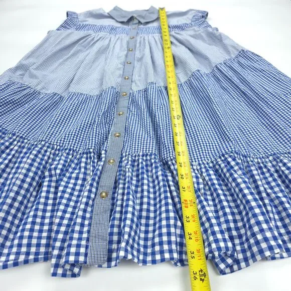 ANTHROPOLOGIE Pilcro Tunic Mini Dress Cottagecore Prairie Elevated Western Boho - Picture 4 of 9